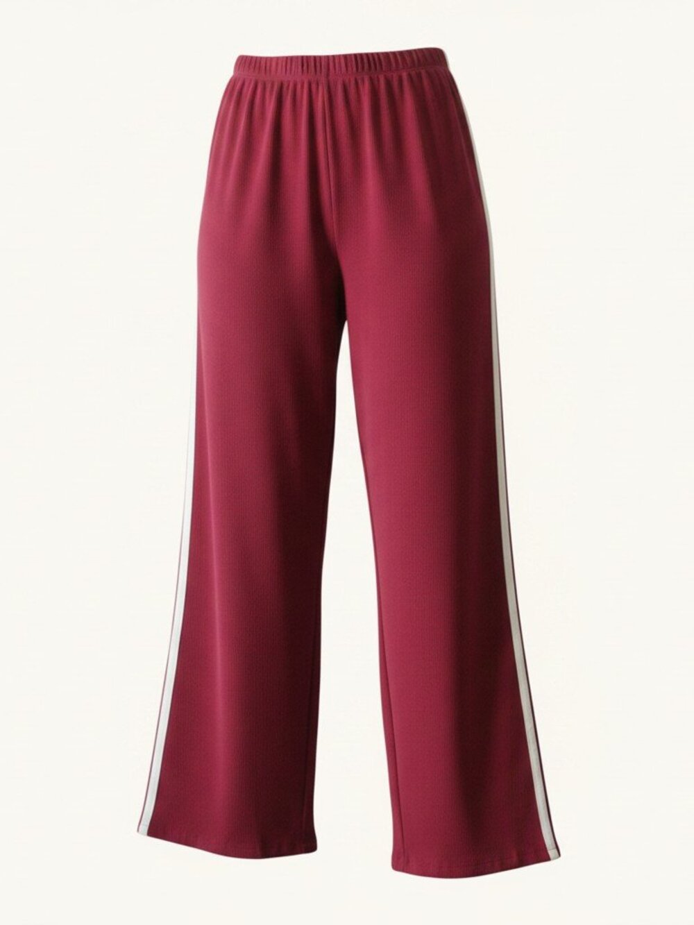 Daydreamer La- Solid Thermal Track Pant - Size Large - Burgandy, NWT